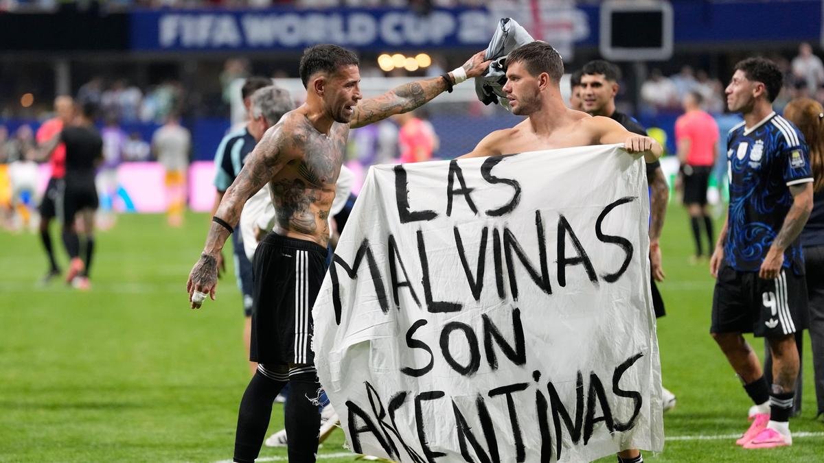 FIFA Probes Argentina Over Political Falklands Banner After England Win