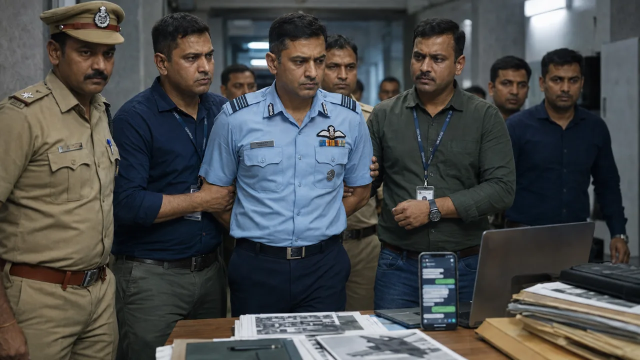 Indian Air Force Wing Commander Arrested in Delhi Over Alleged Classified Defence Leak