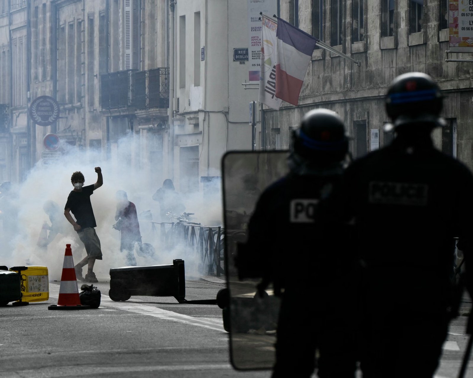 French School Protests: Riot Police Fire Tear Gas as Over 250,000 Citizens Rally Nationwide Over Funding Crisis