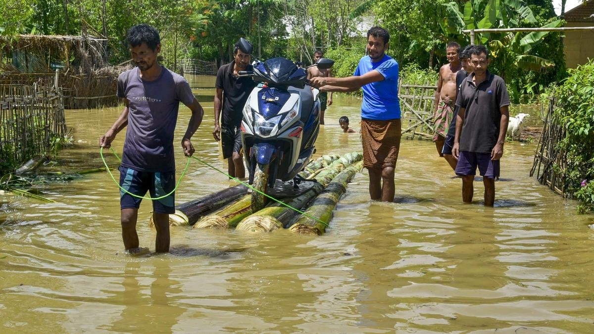 Severe Flooding in Assam: Lakhs Affected by Deluge